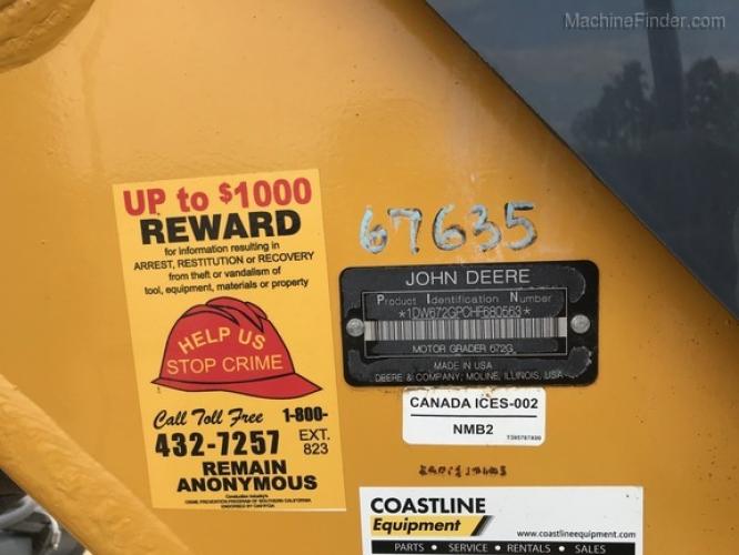 John Deere 672GP